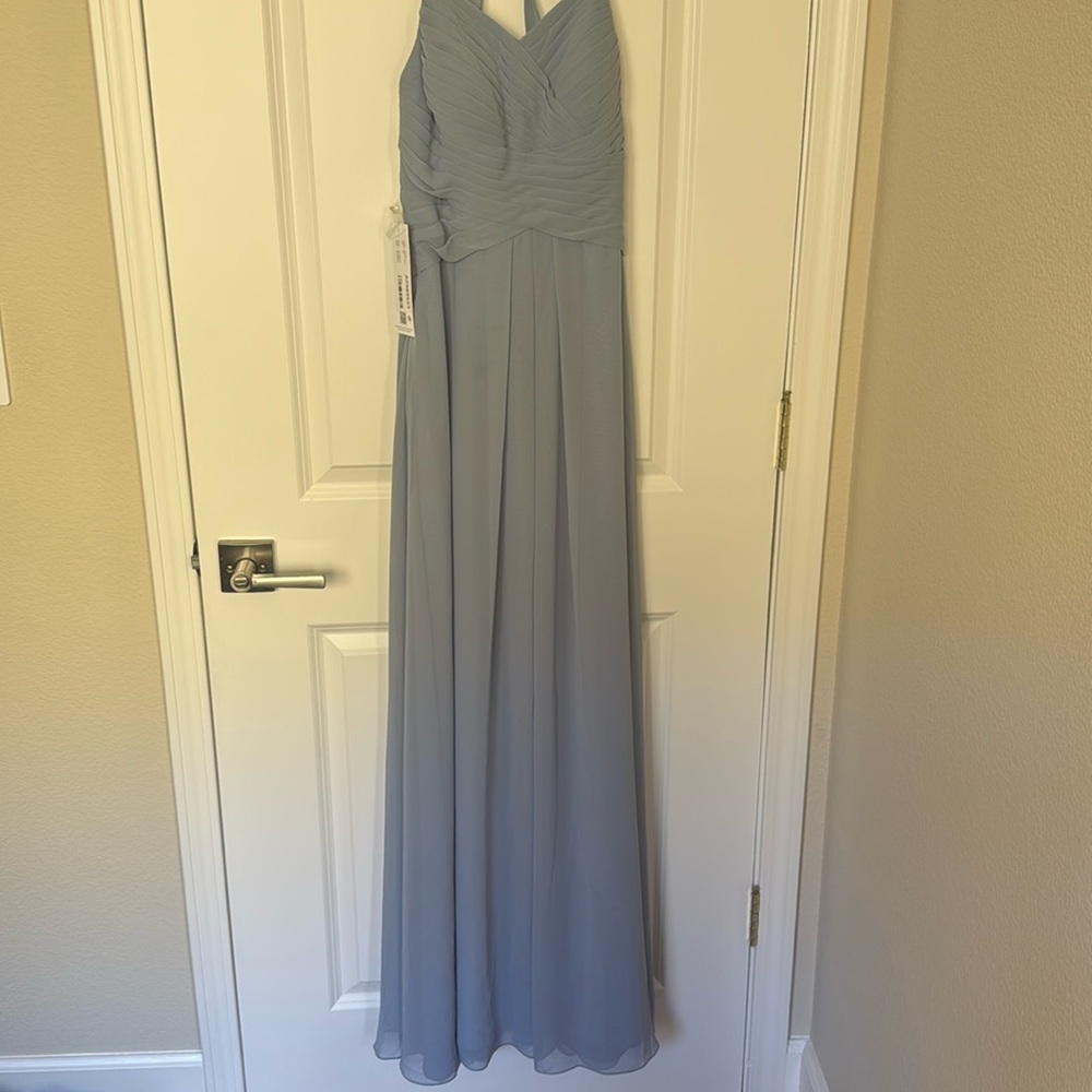 Azazie Bridesmaid Dress- Dusty Blue- BRAND NEW